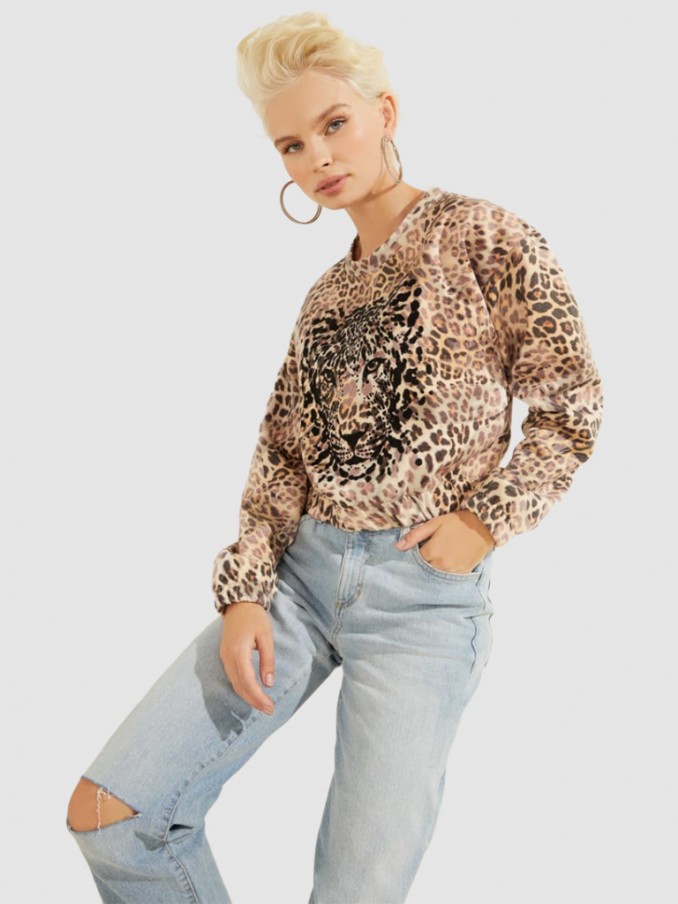 Leopar Sweat Kombinleri