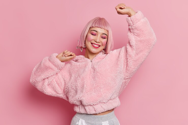 Pembe Sweat Kombin