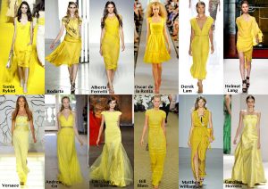sarı elbise kombinleri